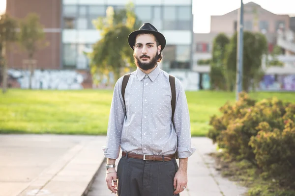 Hipster gay moderno homem — Fotografia de Stock