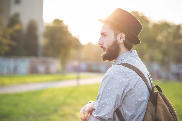 Hipster gay moderního člověka — Stock fotografie