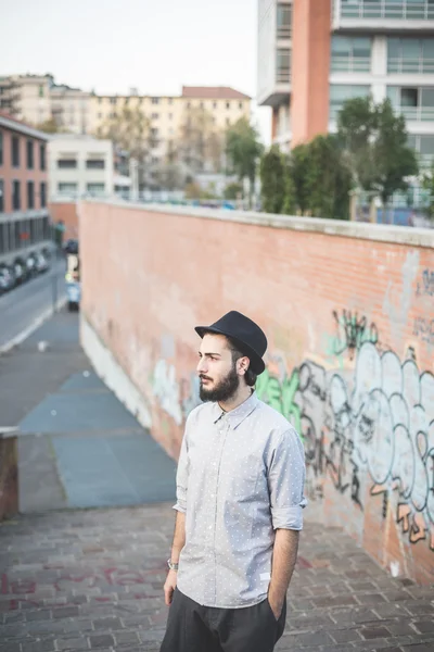 Hipster gay moderno uomo — Foto Stock