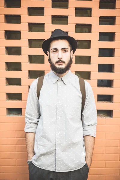 Hipster gay moderno homem — Fotografia de Stock