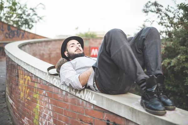 Hipster gay moderna människan — Stockfoto