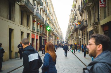 Barselona şehir merkezinde