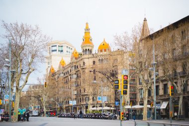 Barselona şehir merkezinde