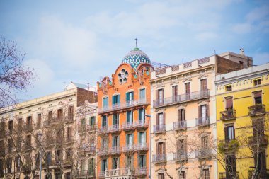 Barselona şehir merkezinde