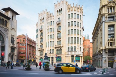 Barselona şehir merkezinde