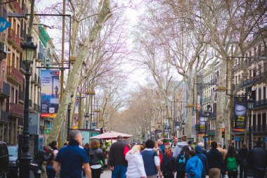 Barselona şehir merkezinde