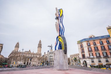 Barselona şehir merkezinde