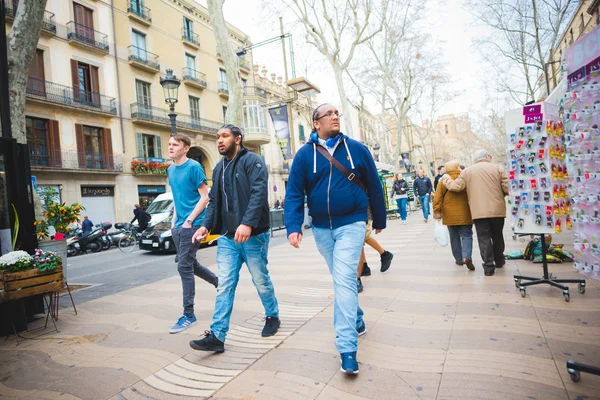 Stadtzentrum von Barcelona — Stockfoto