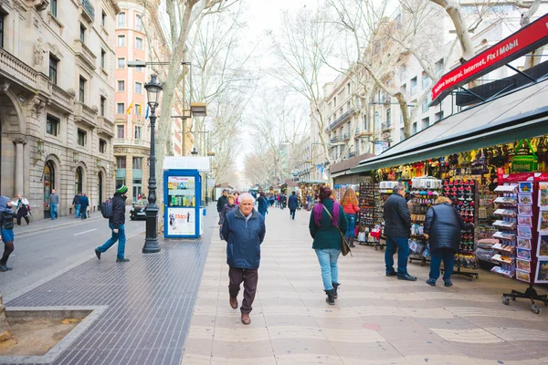 Stadtzentrum von Barcelona — Stockfoto