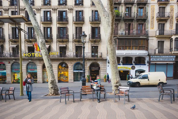 Barcelona centro da cidade — Fotografia de Stock