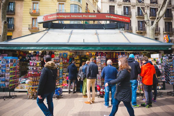 Centrum van de stad Barcelona — Stockfoto