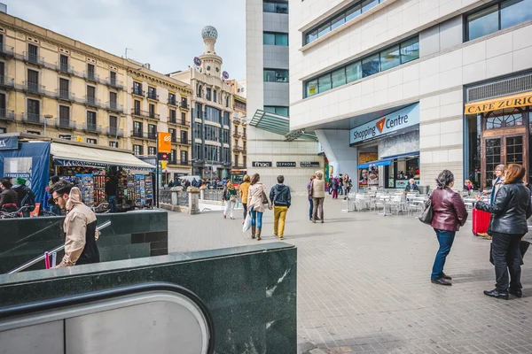 Barcelona centro da cidade — Fotografia de Stock