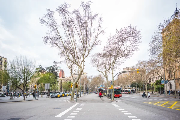 Stadtzentrum von Barcelona — Stockfoto