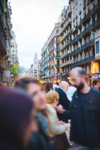 Centrum van de stad Barcelona — Stockfoto