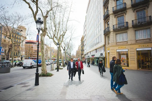 Stadtzentrum von Barcelona — Stockfoto