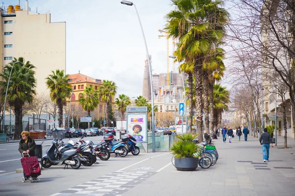 Barcelona city centre — Stock Photo, Image