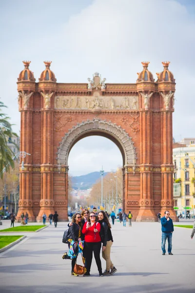 Arc de Triomf in Barcelona — Stock Photo, Image