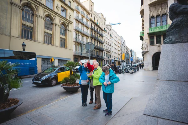 Barselona şehir merkezinde — Stok fotoğraf