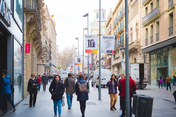 Barcelona city centre — Stock Photo, Image