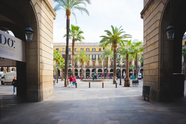 Barcelonan keskusta — kuvapankkivalokuva