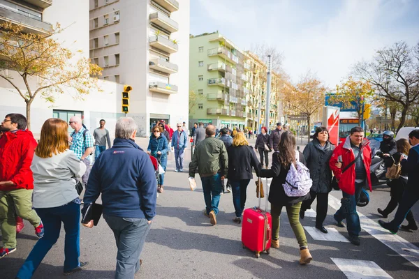 Κέντρο της πόλης της Βαρκελώνης — Φωτογραφία Αρχείου