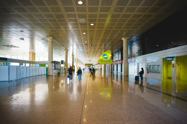 바르셀로나 국제 공항 내부 — 스톡 사진