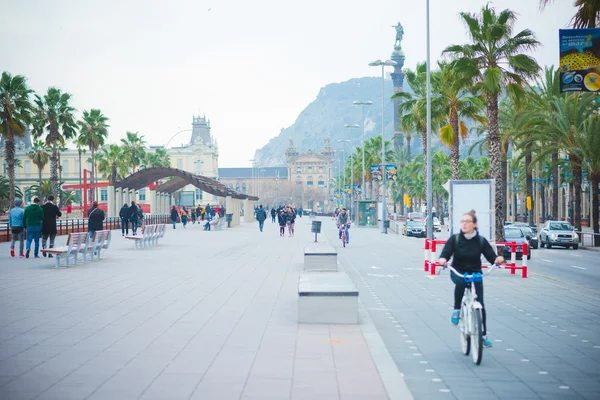 Stadtzentrum von Barcelona — Stockfoto