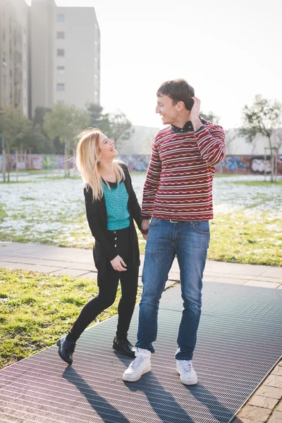 Young  lovers  couple — Stock Photo, Image