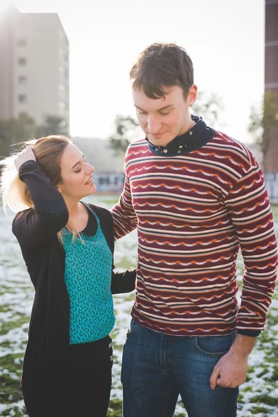 Young  lovers  couple — Stock Photo, Image
