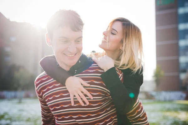 Young  lovers  couple — Stock Photo, Image