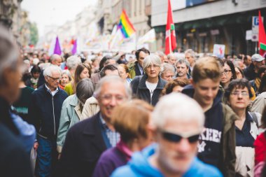 Milano'da düzenlenen kurtuluş kutlamaları