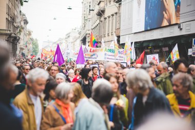 Milano'da düzenlenen kurtuluş kutlamaları