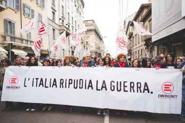 Milano'da düzenlenen kurtuluş kutlamaları