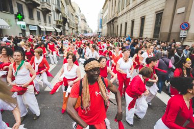 Milano'da düzenlenen kurtuluş kutlamaları
