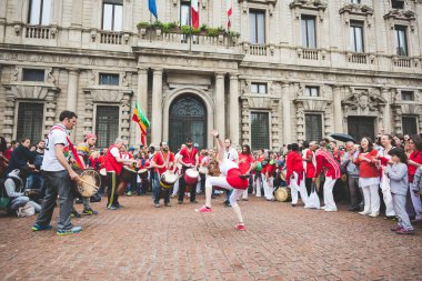 Milano'da düzenlenen kurtuluş kutlamaları