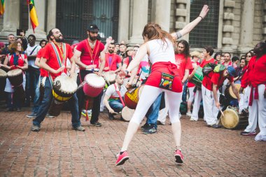 Milano'da düzenlenen kurtuluş kutlamaları