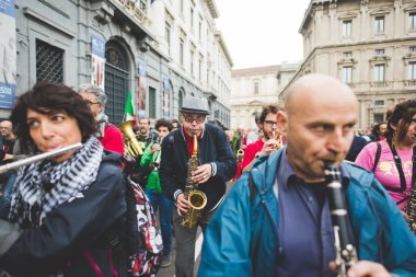 Milano'da düzenlenen kurtuluş kutlamaları