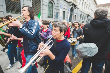 Milano'da düzenlenen kurtuluş kutlamaları