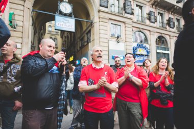 Milano'da düzenlenen kurtuluş kutlamaları