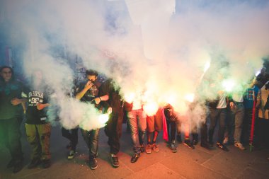 Milano'da düzenlenen kurtuluş kutlamaları