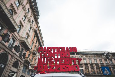 Celebration of liberation held in Milan clipart
