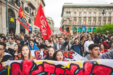 Milano'da düzenlenen kurtuluş kutlamaları