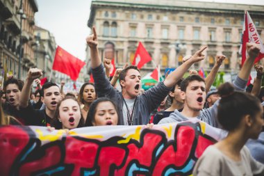 Milano'da düzenlenen kurtuluş kutlamaları