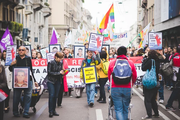 Celebration of liberation held in Milan — Stock Photo, Image