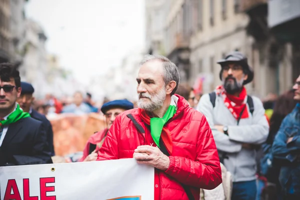 Εορτασμός της απελευθέρωσης που πραγματοποιήθηκε στο Μιλάνο — Φωτογραφία Αρχείου