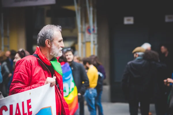 Celebration of liberation held in Milan — Stock Photo, Image