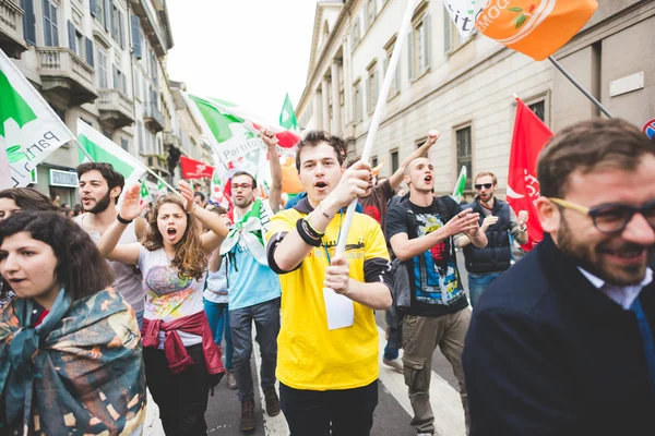 Celebration of liberation held in Milan — Stock Photo, Image