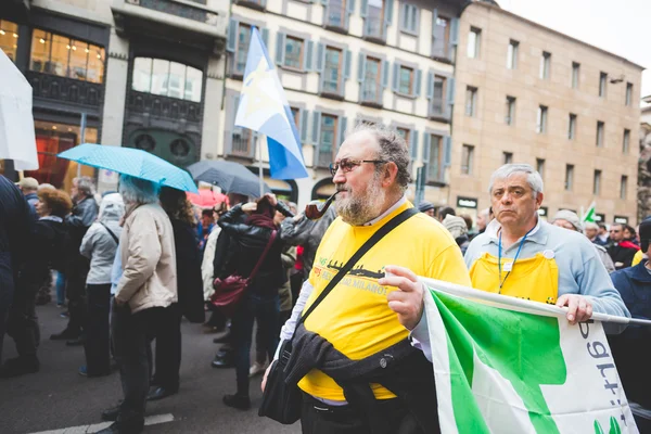 Celebration of liberation held in Milan — Stock Photo, Image