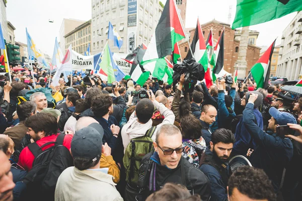 Celebration of liberation held in Milan — Stock Photo, Image