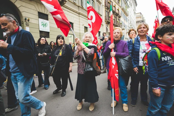 Celebration of liberation held in Milan — Stock Photo, Image